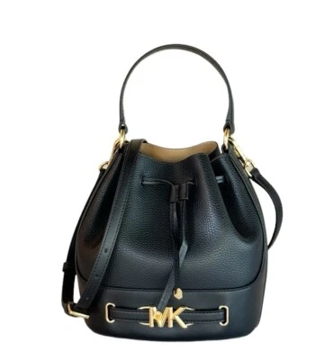 BOLSO BANDOLERA MICHAEL KORS REED MD CINTURÓN ASA SUPERIOR CUBO HOMBRO NEGRO Foto 1 de 4