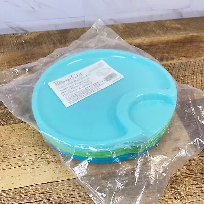 "Juego de 6 platos de fiesta al aire libre The Pampered Chef de 10"" #2823 retirados nuevos" Foto 1 de 4