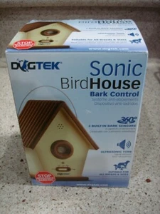 NIB DOGTEK Sonic Bird House Bark Control For Outdoor or Indoor Use - Picture 1 of 7