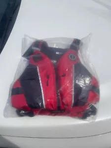 New W/ Tags MTI MUSTANG SURVIVAL Life Jacket Red / Black Adult XS / S - Picture 1 of 3