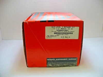 Vintage ELS Level 1 Netware Kit v2.12 by Novell Operating System Floppy & Books  - Image 1 of 4