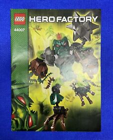 Lego Hero Factory 44007 2013 INSTRUCTION MANUAL ONLY