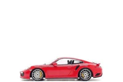 Minichamps 1:18 Porsche 911 Turbo S (991.2) in Guards Red - Image 1 of 4