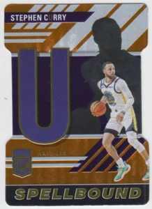 2023-24 Donruss Elite Stephen Curry lettera incantata "U" taglio a stampo arancione #32 - Foto 1 di 4