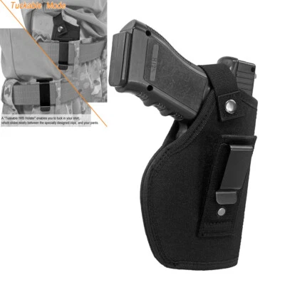 Tactical Tuckable IWB Gun Holster for Concealed Handgun Holster Belt Pistol Bag - Image 1 of 4