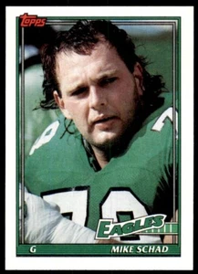 1991 Topps Mike Schad Philadelphia Eagles #211 - Picture 1 of 2