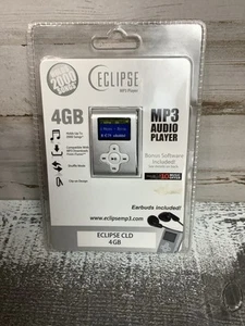 Eclipse 4GB MP3 Audio Player Silver Holds up to 2000 Songs - Picture 1 of 2