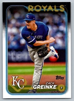 2024 Topps Zack Greinke Kansas City Royals #610 - Image 1 of 2