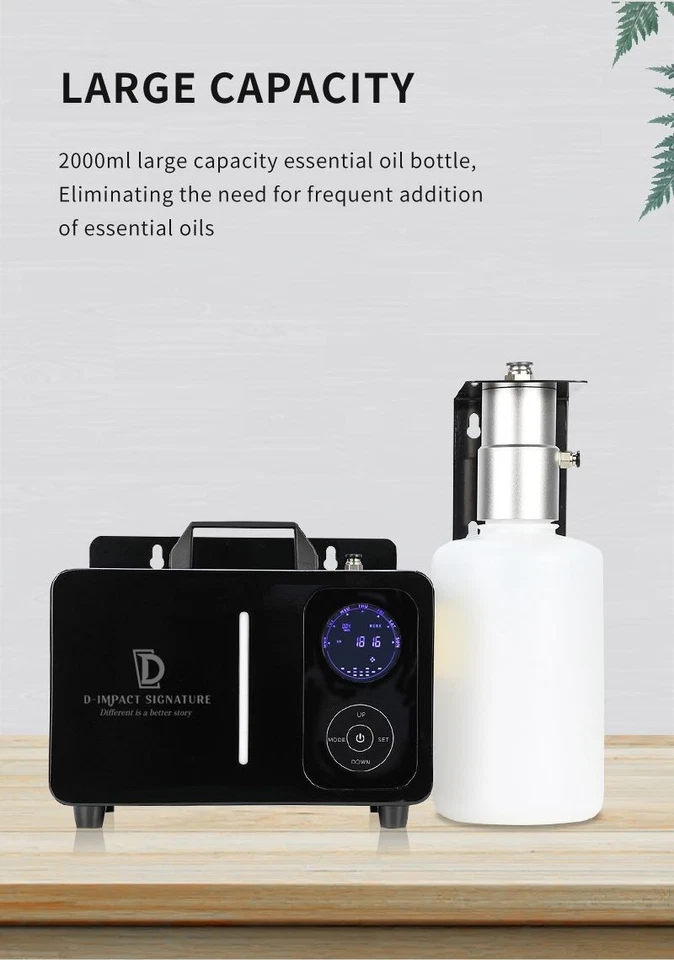 El difusor de aroma de lujo D-Impact Signature H-Vac cubre 8000 metros cuadrados de espacio Foto 1 de 4