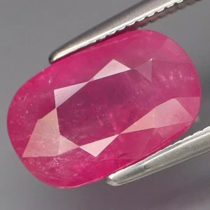 ¡Gema de museo de 3,62 quilates! GRAN Top Rojo Rosado Normal Calentado Rubí Mozambique - Imagen 1 de 4