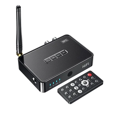 3in1 Bluetooth 5.1 Receiver Wireless NFC to RCA Stereo Audio Amplifier Adapter G - Image 1 of 4