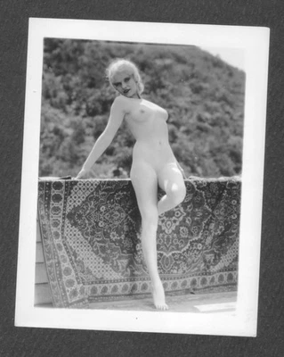 Vintage 1930`s original nude woman pinup photograph - Image 1 of 2