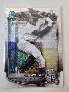 2024 Bowman Chrome - Mojo Refractor BCP-20 Ashly Andújar (RC) - Imagen 1 de 2