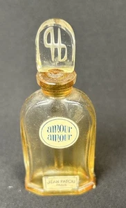 Vintage Jean Patou Paris Amour Amour Glass Perfume Bottle Empty - Picture 1 of 5
