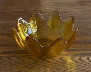 BLENKO 6143s LOTUS BOWL JONQUIL WAYNE HUSTED 1961 MCM VINTAGE - 5 VERFÜGBAR - Bild 1 von 10