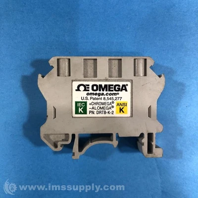 Omega DRTB-K-2 Thermocouple Terminal Block USIP - Image 1 of 4