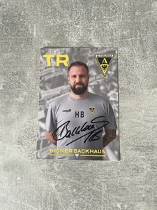 Heiner Backhaus Handsignierte Autogrammkarte Alemannia Aachen 2024/25 24/25 - Bild 1 von 2