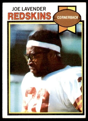 1979 TOPPS, JOE LAVENDER . WASHINGTON REDSKINS #31 - Image 1 of 2
