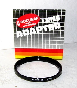 Vintage 52mm - 55mm Step Ring Photo Filter Adapter Rokunar NEW 1322t - Picture 1 of 1