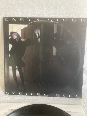 Carly Simon Spoiled Girl Vintage Vinyl LP 1985 Epic Record FE 39970  - Image 1 of 4