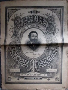 Kate Merton / People's Illustrated Fireside Magazine August 1881 Vol 1 No II - Picture 1 of 2