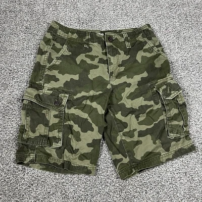 Pantalones Cortos Urban Pipeline Para Hombre 30 Verde Carga Camuflaje 10" Utilidad Militar Lona Foto 1 de 4