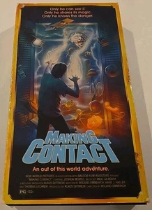 MAKING CONTACT VHS 1985 Telekinetic Boy 80s RARE Sci-fi Horror OOP  - Picture 1 of 4