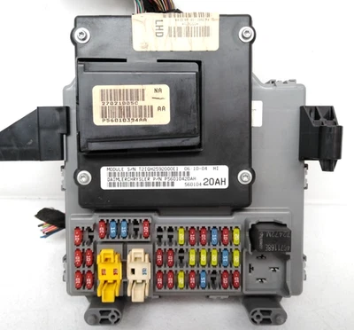 56010420AH Jeep 2002 2003 2004 Liberty Body Control Module Fuse Box Dash OEM G65 - Image 1 of 4
