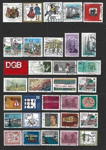 Germany .. 3 Pages of used postage stamps .. Excellent purchase .. 15561 - Imagen 1 de 3