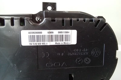 Jetta OE 2016 velocímetro calibre clúster 118 k millas Volkswagen Foto 1 de 4