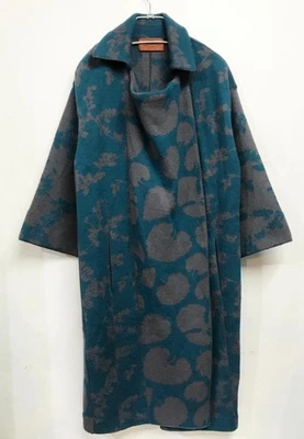 Abrigo Missoni Mujer L Naranja Etiqueta Hecho en Italia Tejido Verde Lujo Elegante Único Foto 1 de 4