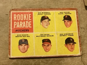 Sam McDowell 1962 Topps #591 RC Rookie Parade - Very Good - Corner Wear - - Picture 1 of 2
