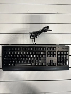 Teclado de escritorio USB tradicional Lenovo 00XH688 usado funcionando Sk-8827 Foto 1 de 4