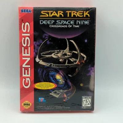 Star Trek: Deep Space Nine Crossroads of Time (Sega Genesis, 1995) New Sealed - Image 1 of 4