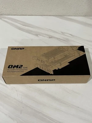 QNAP QM2-4P-384 M.2 to PCI Express Adapter 2280 SSD Supported PCIe Expansion Crd - Image 1 of 4