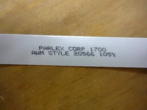 CABLE PARLEX FLAT FLEX 16 POS 1,00 MM PASO 12" L 100R16-305B **NUEVO** Cantidad 5 - Imagen 1 de 1