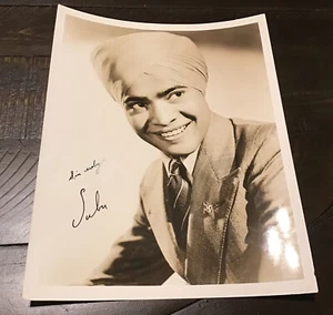 SABU Libro della Giungla Tarzan attore anni 40 foto firmata autografo - Foto 1 di 3