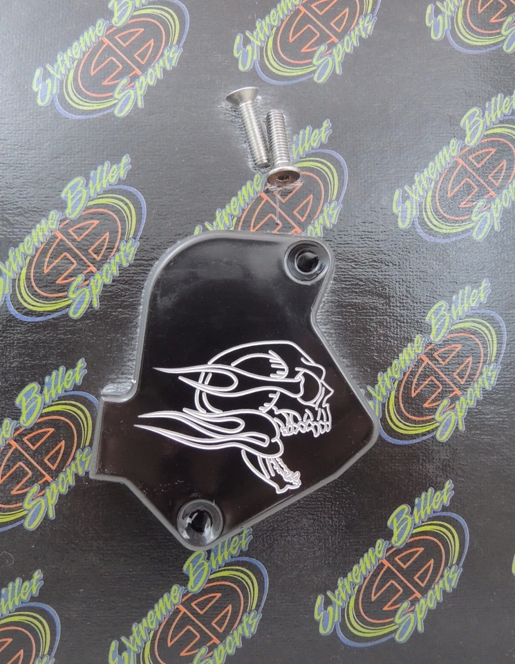 YAMAHA RAPTOR 50 80 90 SUZUKI QUADSPORT КРИК ЧЕРЕП ЧЕРНЫЙ ЗАГОТОВКА ДРОССЕЛЬНАЯ ЗАСЛОНКА КРЫШКА - Изображение 1 из 1