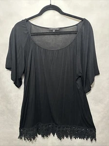 Schwarze Damenbluse von Cable & Gauge Größe Large - Bild 1 von 4