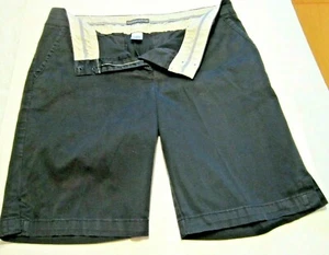 Covington Womens Size 10 Black Cotton Stretch Bermuda Walking Shorts - Picture 1 of 3