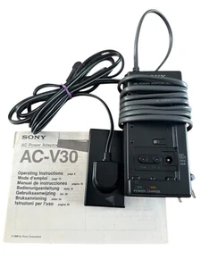 Sony AC-V30 & DK-80 Handycam AC Power & Battery Charger With Instructions - Picture 1 of 4
