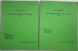 Current Topics In Biochemistry And Physiology 1983 Vol 1 & 2 U Of M-C Randall - Imagen 1 de 14