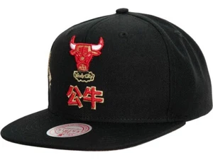 Men's Mitchell & Ness Black NBA Chicago Bulls Water Tiger HWC Snapback - OSFA - Picture 1 of 3