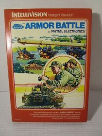Armor Battle (Intellivision 1979) Complete Video Game Cartridge Set #1121