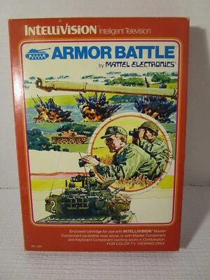 Armor Battle (Intellivision 1979) Complete Video Game Cartridge Set #1121 - Image 1 of 4
