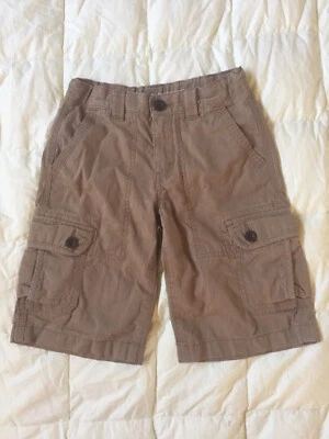 NICE Boy’s Lands End Khaki Cargo Shorts, Size 8 - Image 1 of 4