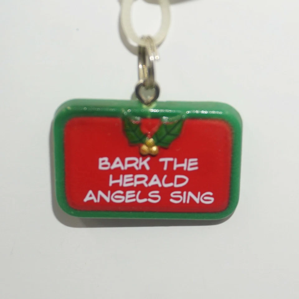 TODA Navidad Etiquetas Mascotas Dijes Perro Gato Nombres Frases Elige Nombre Verde Rojo Nuevo con Etiquetas JB Foto 1 de 1