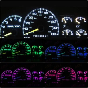 Gauge Cluster Instrument Panel Dash LED Light Bulbs For 95-98 Chevy C1500 K1500 - Picture 1 of 18