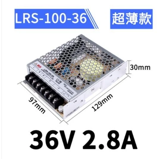 1PCS Meanwell LRS-100-36 100W 36V 2.8A switching power supply original brand new - Image 1 of 1