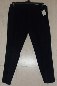 NWT WOMENS $88 A PEA IN THE POD NAVY BLUE MATERNITY SLACKS / PANTS SIZE L - Picture 1 of 3
